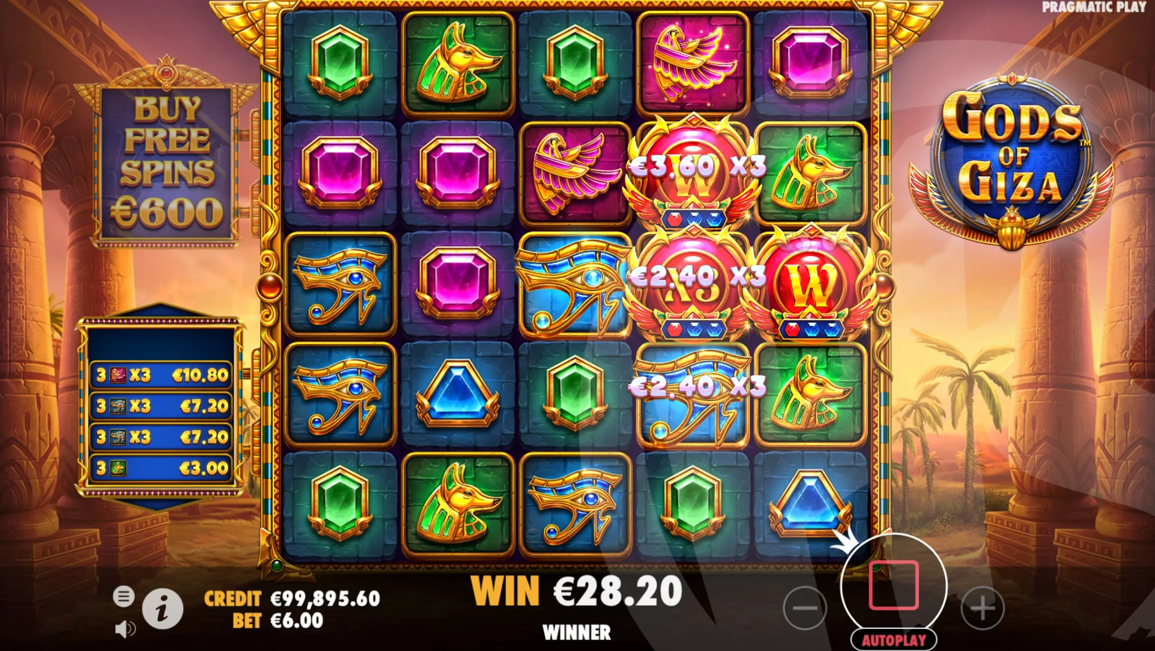 Gods of Giza Slot Review pic 5